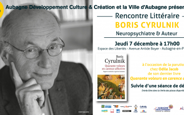Les rencontres littéraires d'Aubagne : Boris Cyrulnik